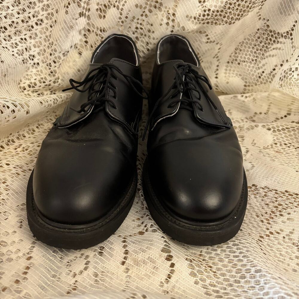 Thorogood Postal Men's US 11 D Black Leather Oxford Dress Shoes